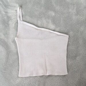 Kendall & Kylie Cream Asymmetrical Camisole